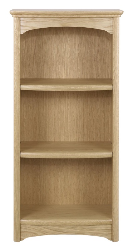 Nathan 8994 Shades Oak Mid Single Bookcase