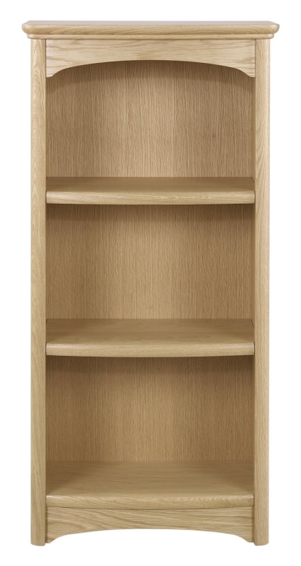 Nathan 8994 Shades Oak Mid Single Bookcase