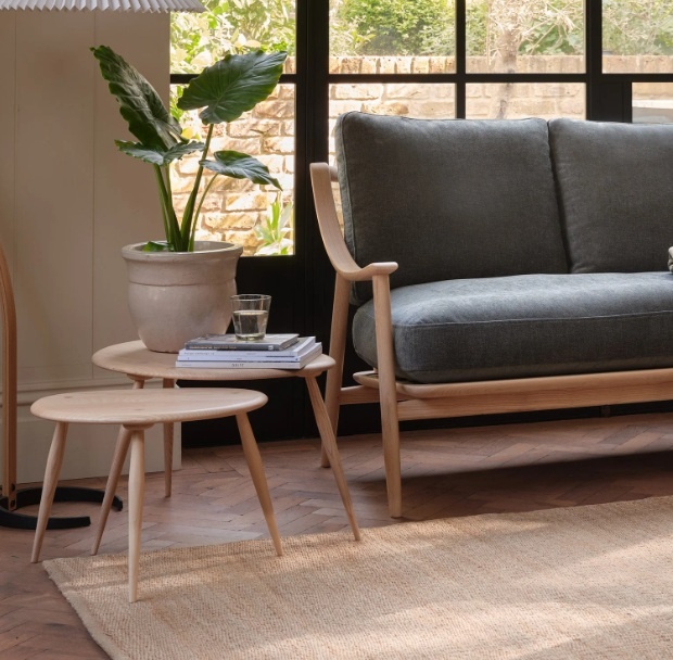 Ercol Ercol Collection 7354G Pebble Nest of Tables