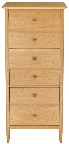 Ercol 2685 Teramo 6 Drawer Tall Chest