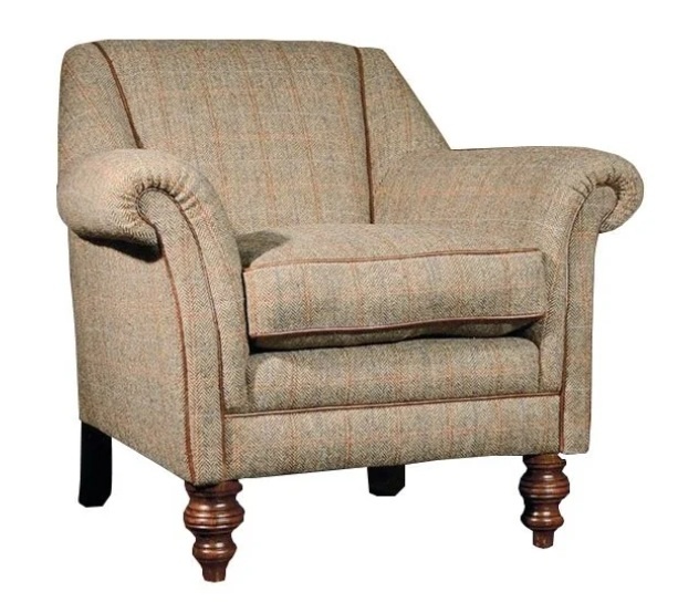 Tetrad Tetrad Harris Tweed Dalmore Accent Chair - Option A (Tweed)