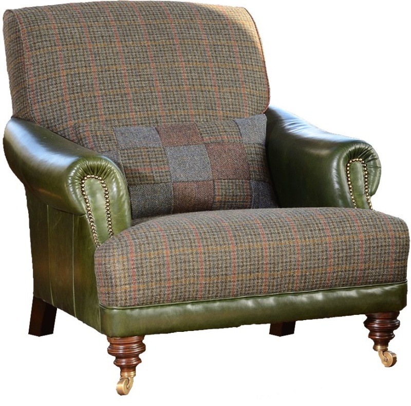 Tetrad Harris Tweed Taransay Gents Chair Brentham Furniture