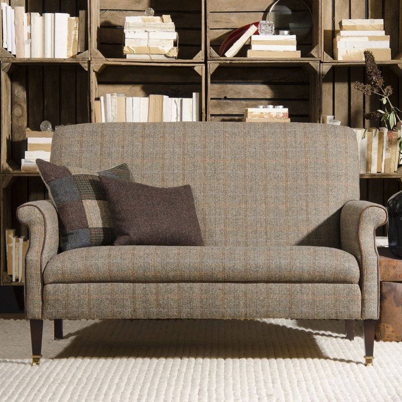 Tetrad Harris Tweed Bowmore Compact Sofa in a traditional home