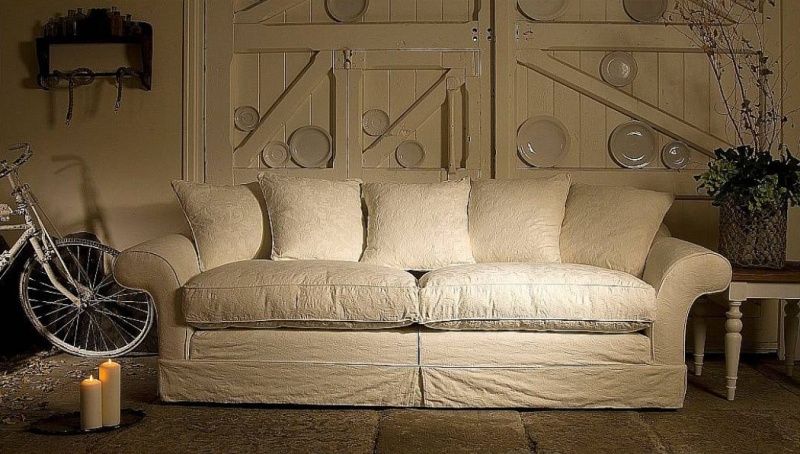 Tetrad Alicia Grand Sofa 249cm in a living room setting with washable loose covers - Brentham Furniture