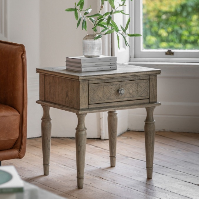 Gallery Rustique 1 Drawer Side Table
