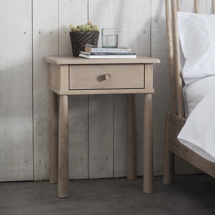 Gallery Gallery Wycombe 1 Drawer Bedside Table