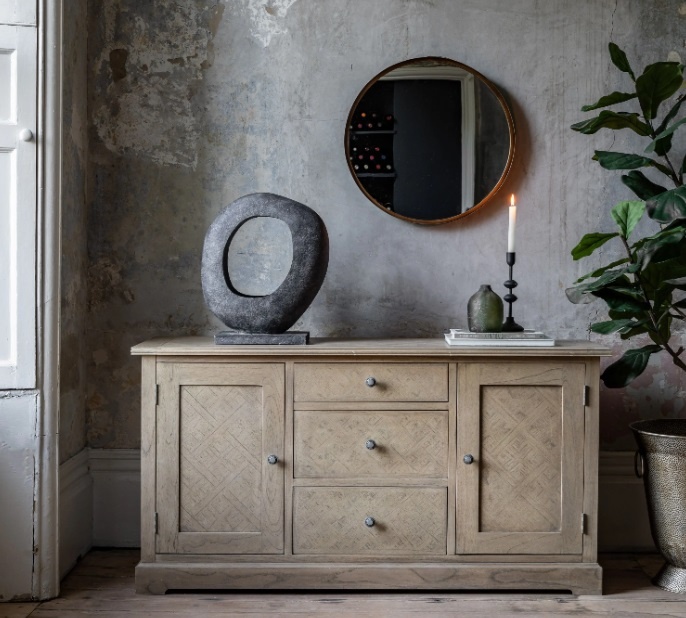 Gallery Rustique 2 Door, 3 Drawer Sideboard