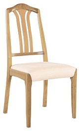 Nathan 3115 Shades Oak Slat Back Dining Chair