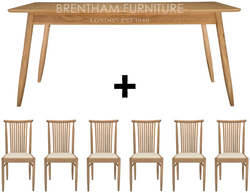 Ercol 3661 Teramo Medium Extending Dining Table