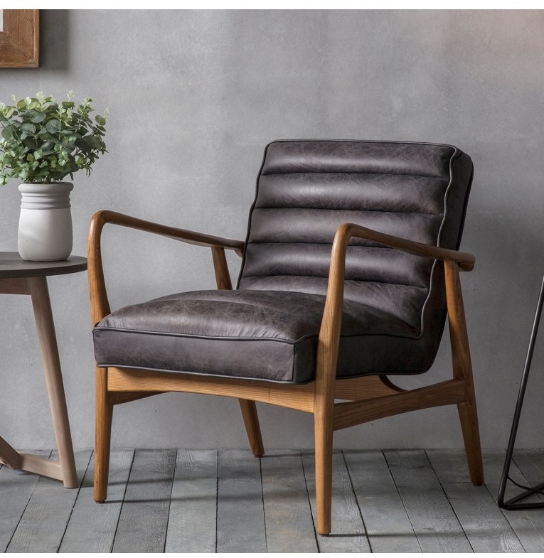 Gallery Direct Datsun Chair Antique Ebony