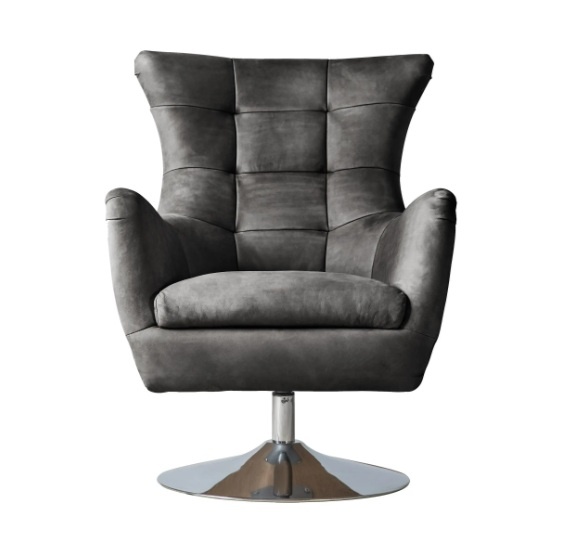 Gallery Gallery Bristol Swivel Chair Antique Ebony