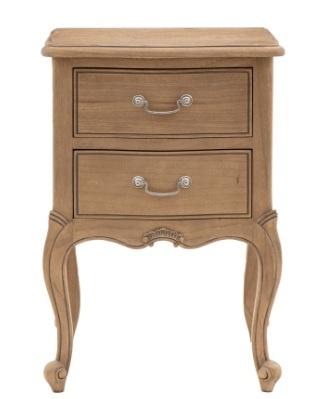 Gallery Gallery Chic Bedside Table Weathered