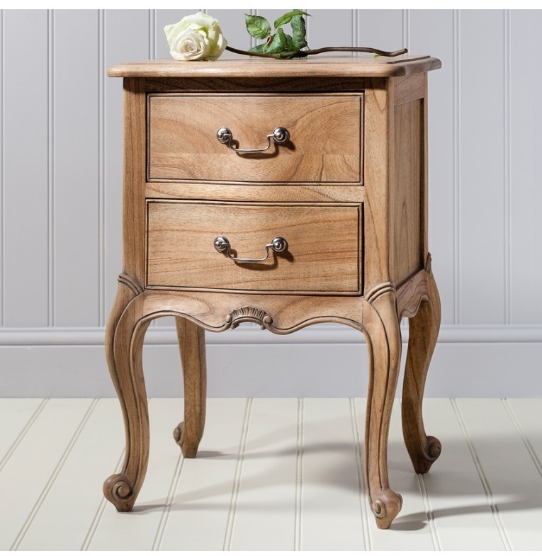 Gallery Gallery Chic Bedside Table Weathered