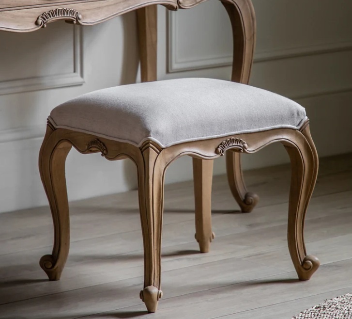 Gallery Direct Chic stool in bedroom setting