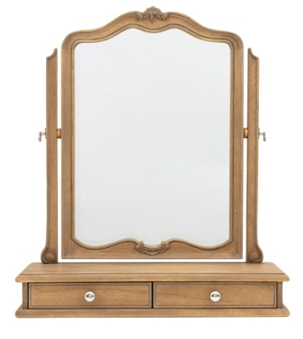 Gallery Gallery Chic Dressing Table Mirror Weathered