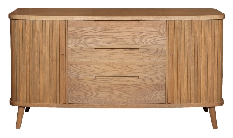 Carlton Furniture Tambour Grey Sideboard