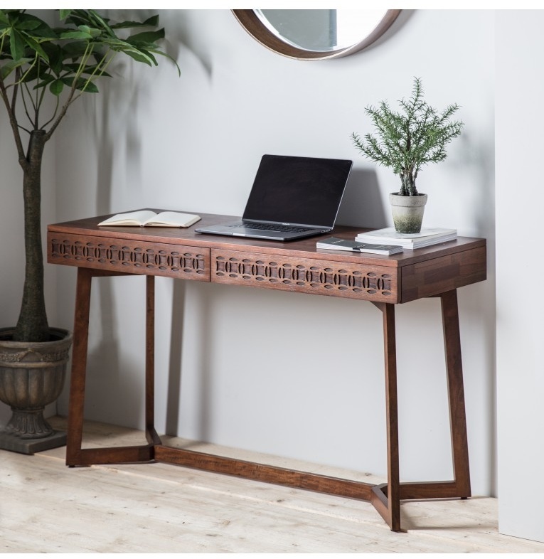 Gallery Boho Retreat 2 Drawer Desk life shot