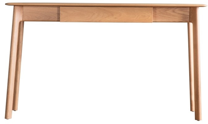 Gallery Gallery Madrid 1 Drawer Desk Oak