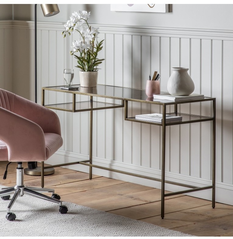 Gallery Rothbury Desk Bronze life shot