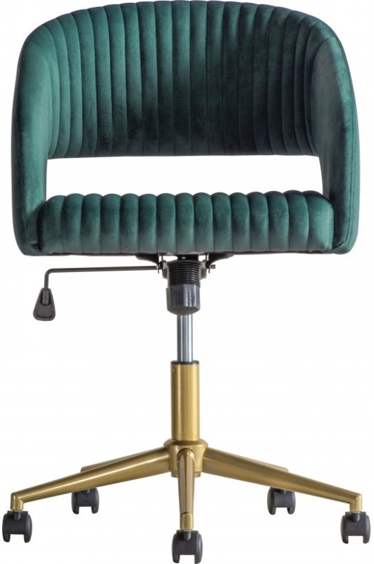 Gallery Gallery Murray Swivel Chair Green Velvet