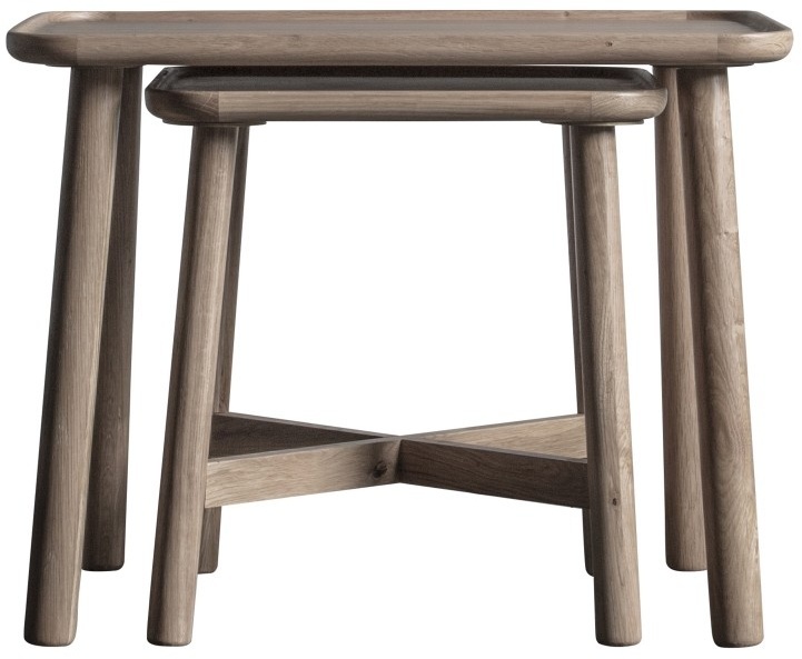 Gallery Gallery Kingham Nest of 2 Tables Grey