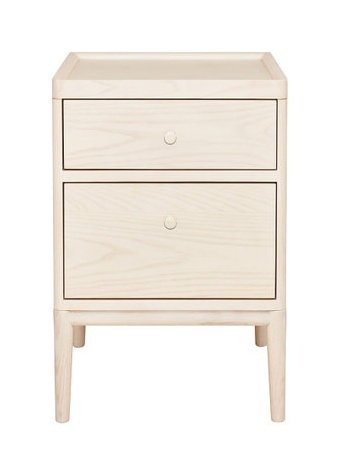 Ercol Ercol 3885 Salina 2 Drawer Bedside Cabinet