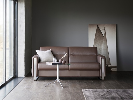 Stressless Furniture Stressless Fiona Steel 3 Seater Sofa