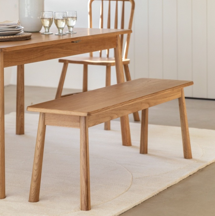 Gallery Direct Wycombe Dining Bench in a contemporary home