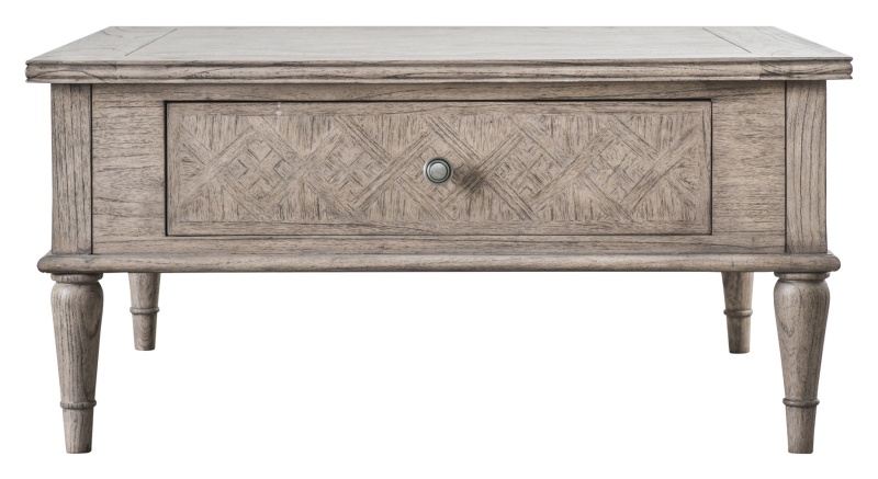 Gallery Gallery Mustique Square 2 Drawer Coffee Table