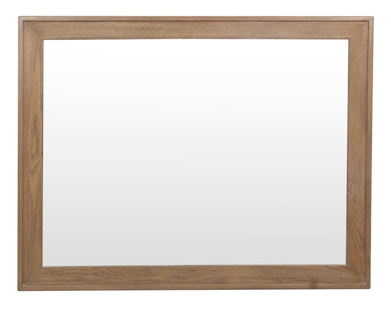 Brentham Furniture Warm Oak Wall Mirror
