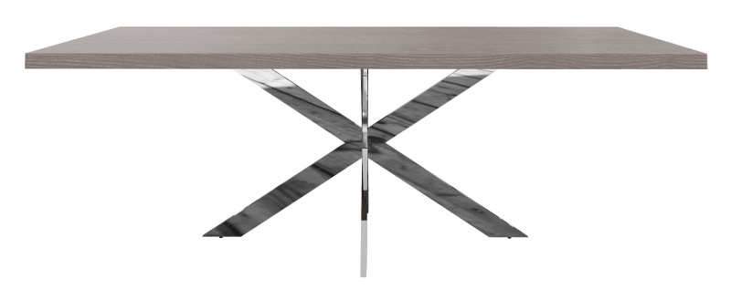 Brentham Furniture Contemporary Grey Oak 2.2m Dining Table