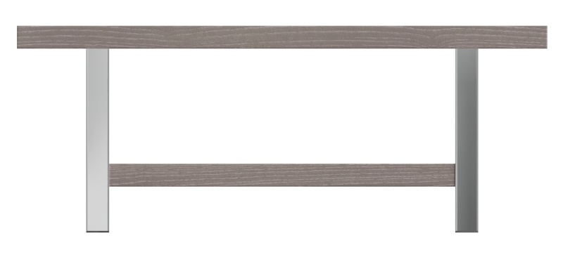 Brentham Furniture Contemporary Grey Oak Coffee Table