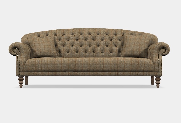 Tetrad Tetrad Harris Tweed Arbroath Grand Sofa - Option A - All Tweed