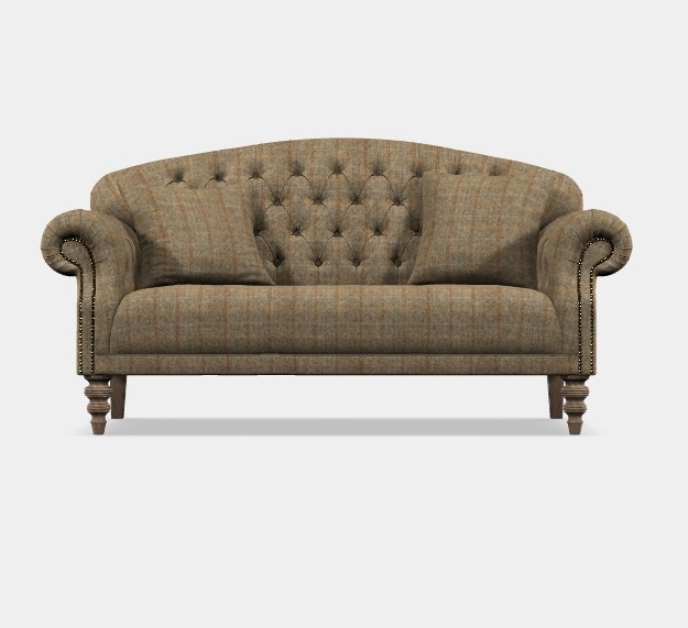 Tetrad Tetrad Harris Tweed Arbroath Petit Sofa - Option A - All Tweed