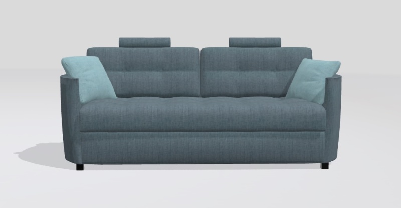 Fama Fama Bolero 4 Seater Sofa With Curved Arms