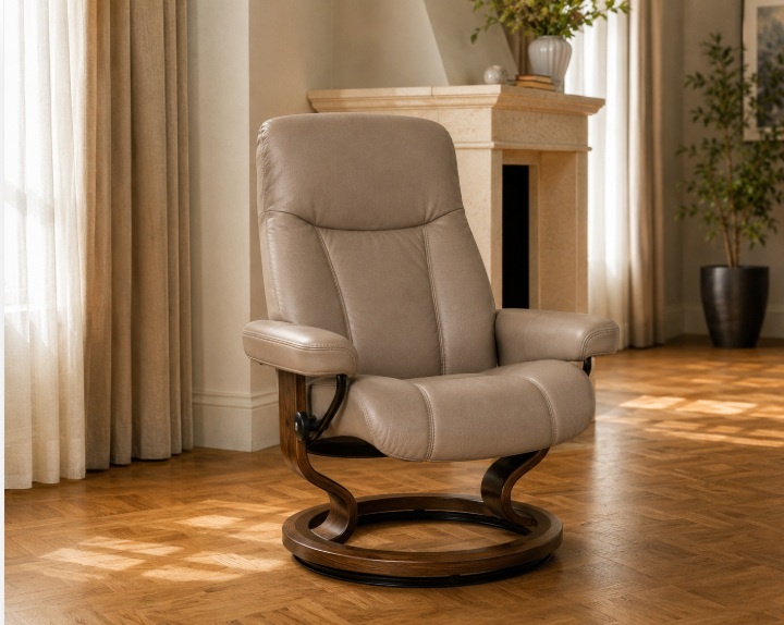 Stressless Furniture Stressless Consul Chair with Classic Base (No stool)