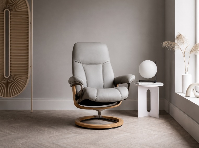 Stressless Furniture Stressless Consul Chair With Signature Base (No stool)