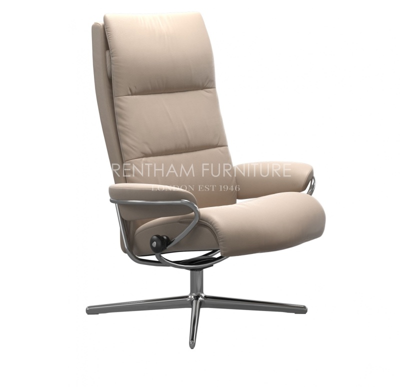 Stressless Stressless Tokyo High Back Recliner Chair With Urban Cross Base (No stool)