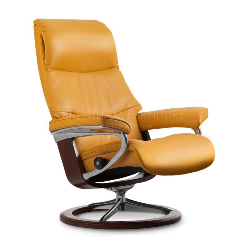 Stressless Stressless View Chair With Signature Base (No stool)