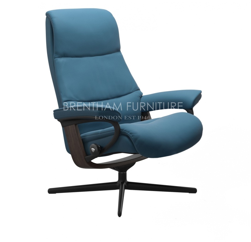 Stressless Stressless View Chair With Cross Base (No stool)