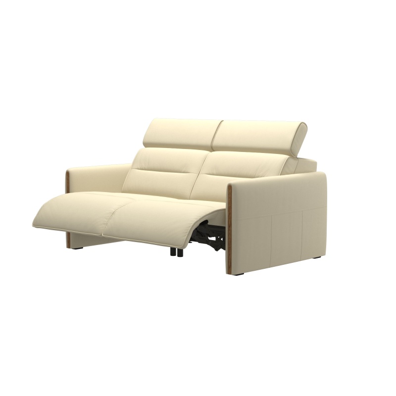 Stressless Stressless Emily 2 Seater Sofa With Wood Arm 2 Power