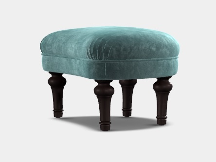 Spink & Edgar By Tetrad Spink & Edgar Crawford Stool - Single Fabric All Over