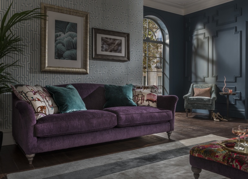 Spink & Edgar By Tetrad Spink & Edgar Lamour Grand Sofa Plain Fabric