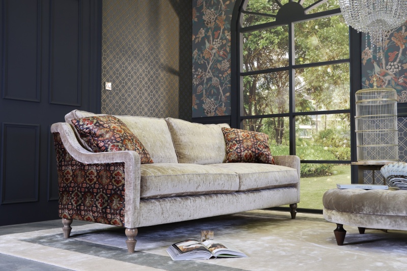 Spink & Edgar By Tetrad Spink & Edgar Bardot Grand Sofa - Mixed Fabrics