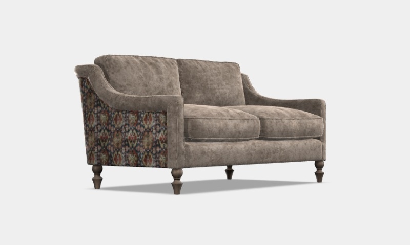 Spink & Edgar By Tetrad Spink & Edgar Bardot Midi Sofa - Mixed Fabrics