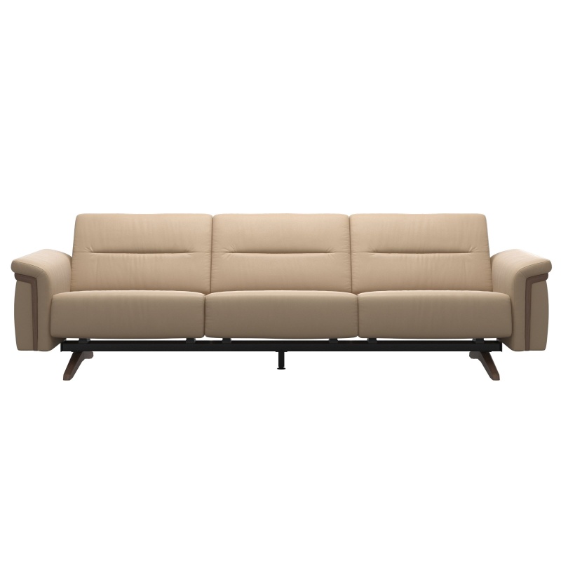 Stressless Stressless Stella 3 Seat Sofa Wood Arm