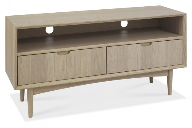 Bentley Designs Dansk Scandi Oak Entertainment Unit