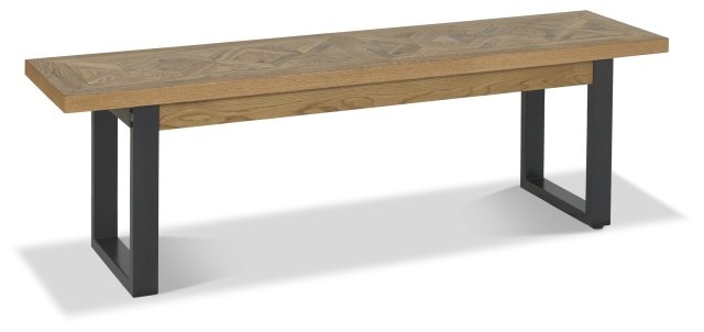 Bentley Designs Indus Rustic Oak Bench