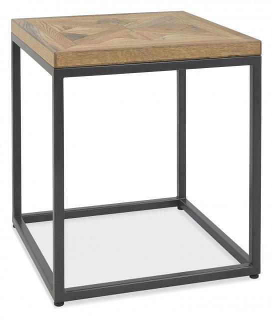 Bentley Designs Indus Rustic Oak Lamp Table