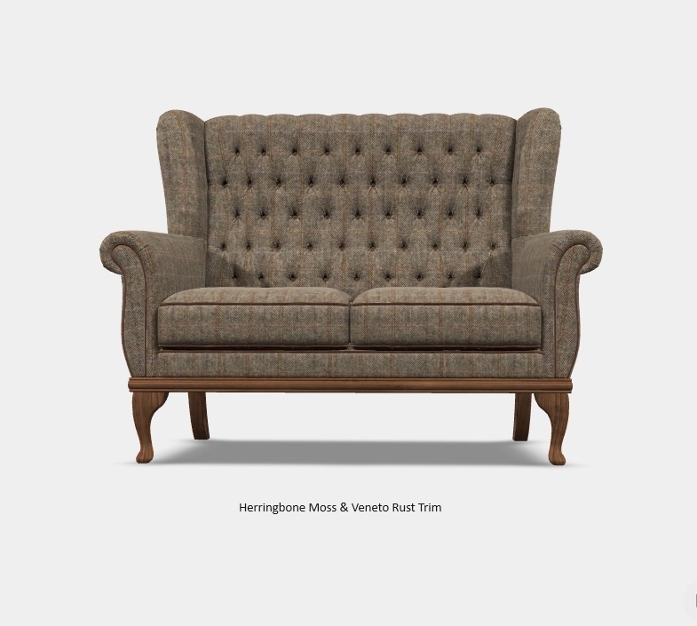 Wood Bros. Wood Bros Watton Compact 2 Seater Sofa - Fast Track Delivery!
